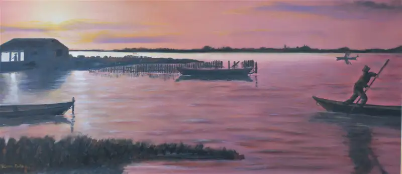 Μεσολόγγι - ξεκίνημα για ολονύχτιο ψάρεμα