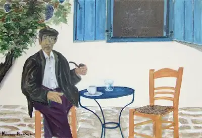 Απολαμβάνοντας το καφεδάκι