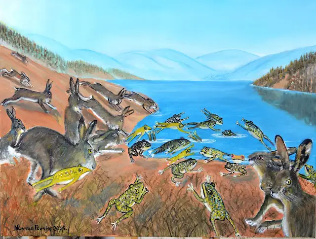 Λαγοί και βάτραχοι