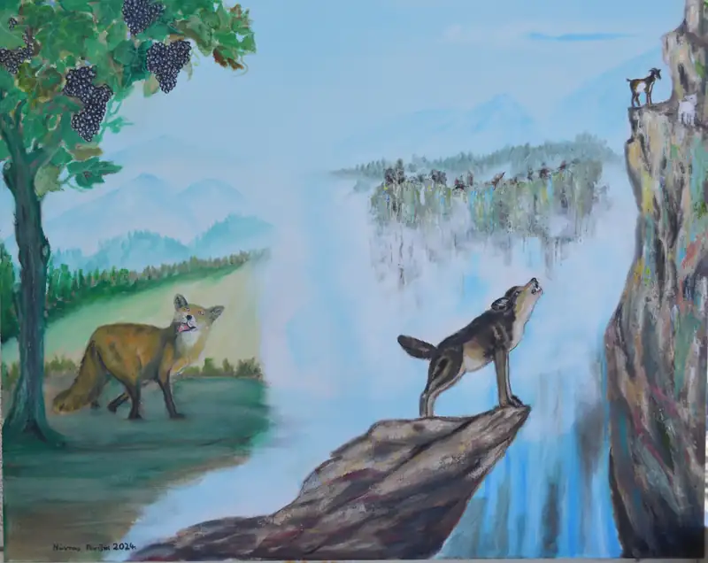 Η αλεπού και τα σταφύλια