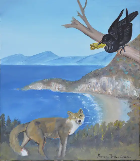 Κόρακας και αλεπού