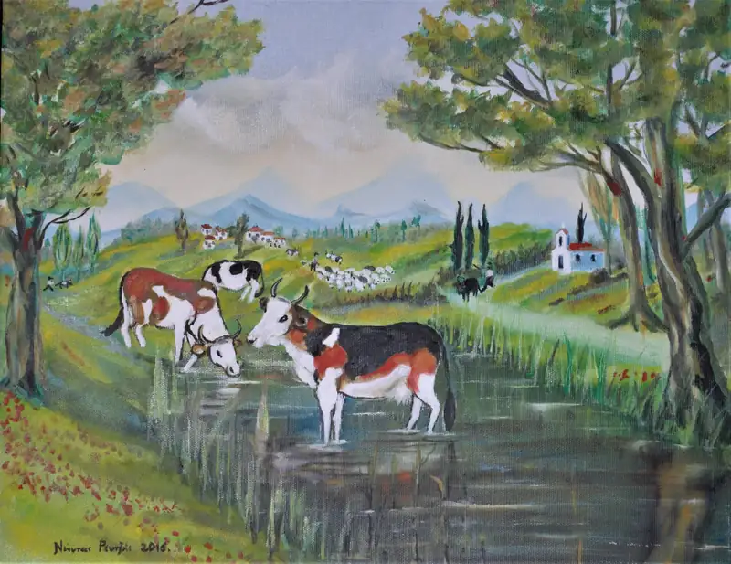 Αγελάδες στην βοσκή