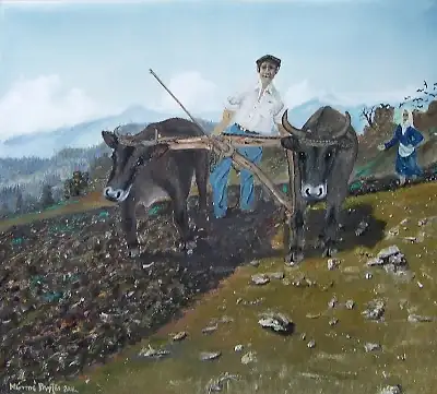 Ο ζευγάς - Σπορά καλαμποκιού